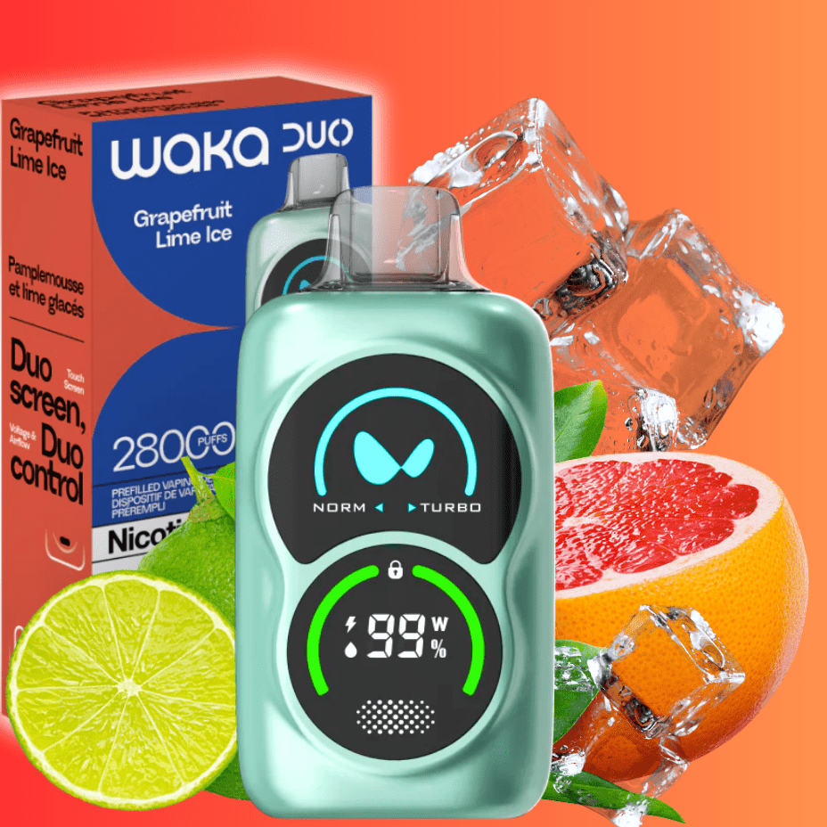 WAKA Duo 28000 Disposable Vape - Grapefruit Lime Ice