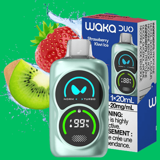 WAKA Duo 28000 Disposable Vape - Strawberry Kiwi Ice