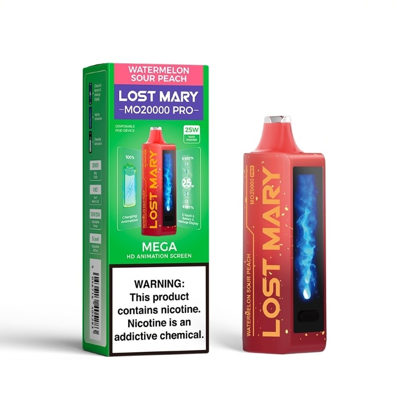 Disposable Vape 20000 Puffs - Lost Mary MO20000 Pro (5% Nic) | Dual Mesh Coil