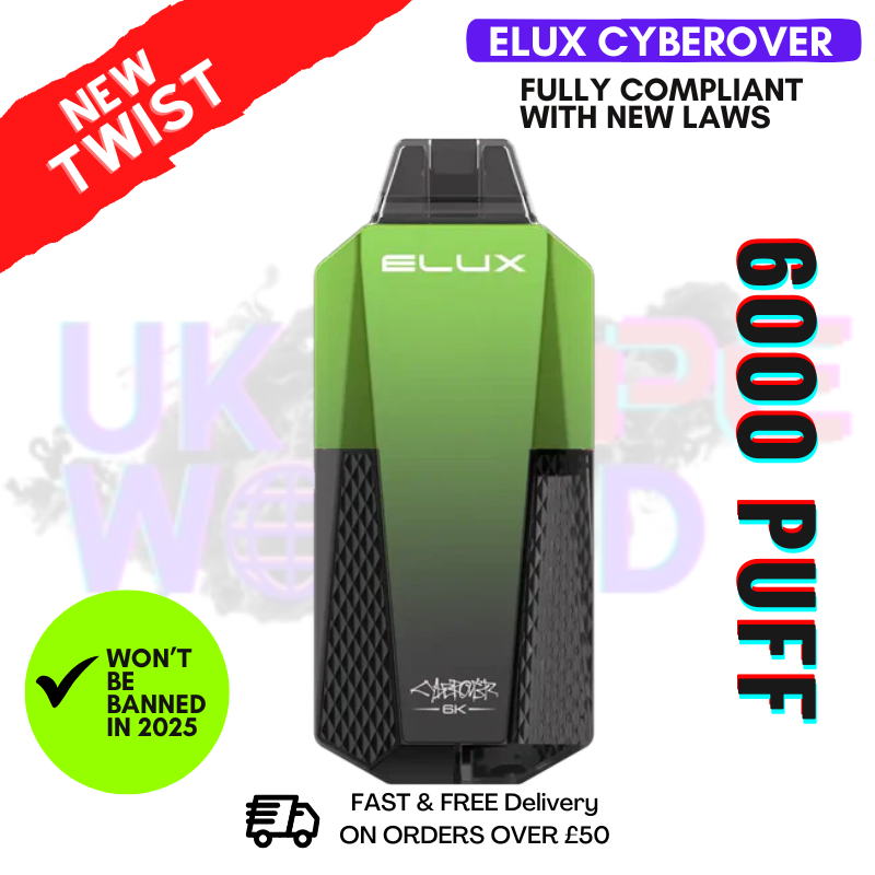 Watermelon ICE Elux CyberOver 6000 Puff 6K Kit