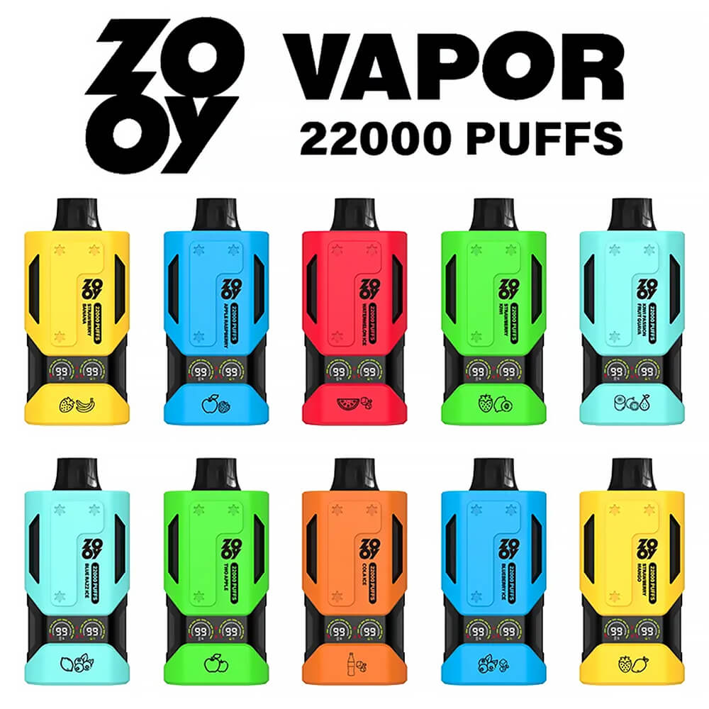 ZOOY Vapor 22000 PUFF Disposable Vape In Sales