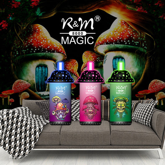 R&M CRYSTAL 9000 Puffs Disposable  Vape Wholesale