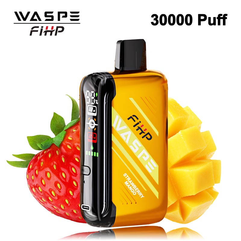 Waspe Fihp 30000 Puffs 16 Flavors Disposable Digital Vape