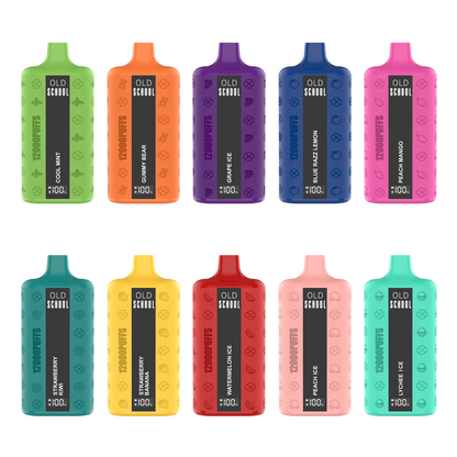 OLD School Leather 12000 Puffs Disposable Vape Wholesale-500mAh battery, 18ml E-liquid, Multiple Nicotine 10 Flavors