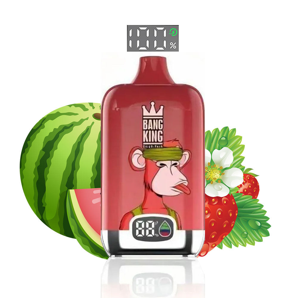 BANG KING Vape Original  15000 Puffs Digital Price Free Shipping Sweden Romania Italy Germany-650mAh Battery, 25ml E-liquid, Multiple Nicotine 10 Flavors