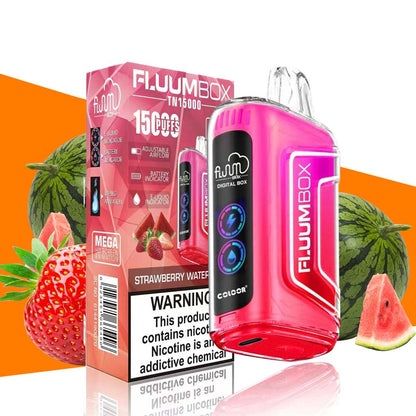 Fluum Bar Vape Box 15000 Puffs 15K Price 0% 2% 5% 12 flavors-650mAh Battery, 25ml E-liquid, Multiple Nicotine 12 Flavors