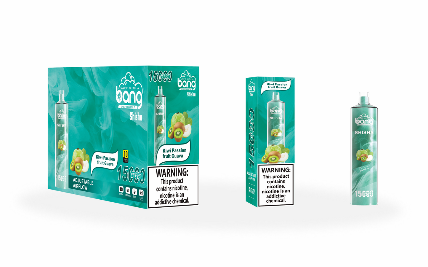 BangKing 12K Puffs Smart Full Screen Turn Ice Wholesale Disposable Vape Puff 12000k Prefilled Pod-850mAh Battery, Multiple Nicotine 12 Flavors