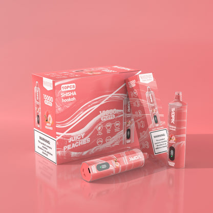 VOPK SHISHA  15000 Puffs Disposable Vape Wholesale-600mAh battery, 16ml E-liquid,Multiple Nicotine 12 Flavors