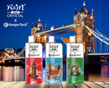 R&M CRYSTAL 9000 Puffs Disposable Vape Wholesale