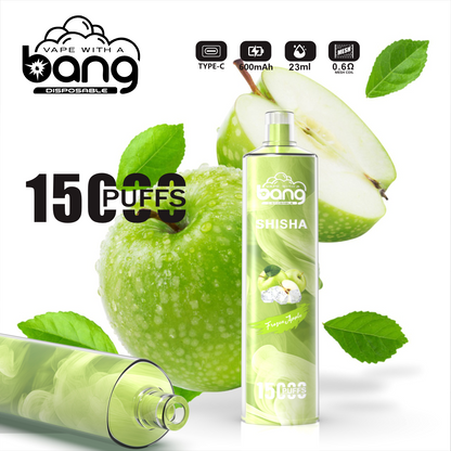 Bang King 15000 Puffs Vape 15K Disposable Vape Pen E Cigarette Prefilled 30ml 850mAh 18 Flavors