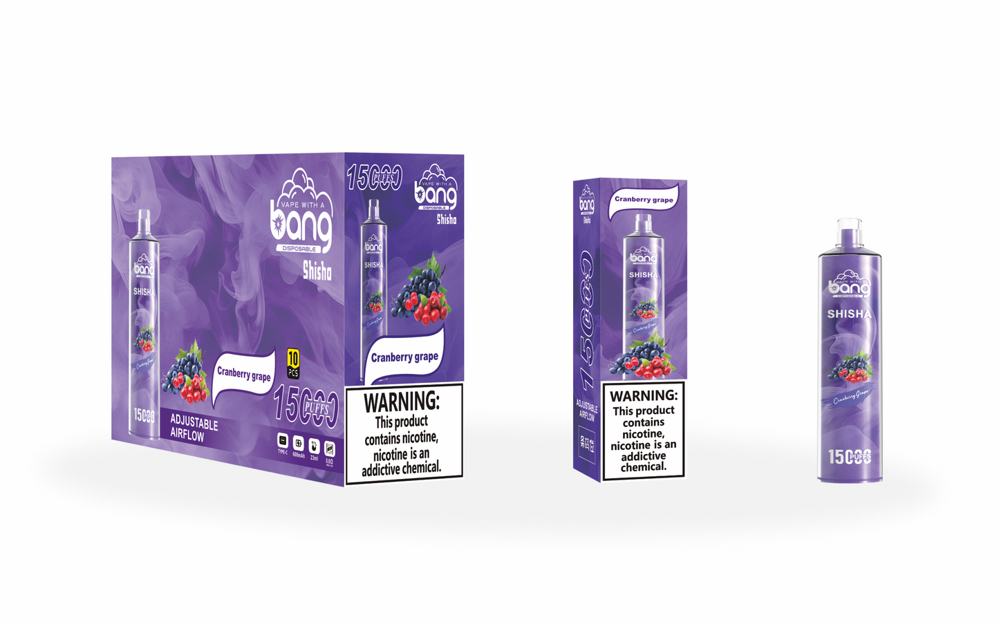 BangKing 12K Puffs Smart Full Screen Turn Ice Wholesale Disposable Vape Puff 12000k Prefilled Pod-850mAh Battery, Multiple Nicotine 12 Flavors