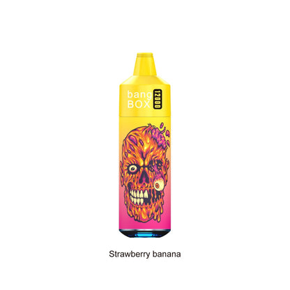 BANGBOX VAPE 12000 PUFFS/12 FLAVORS /RGB LIGHT/Battery650Mah /E-juice volume: 28ml 12flavors.