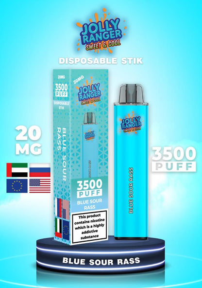 Jolly Ranger 3500 Rechargeable Draw- Activated 2ml- SPECIAL OFFER EXP:27/09/23