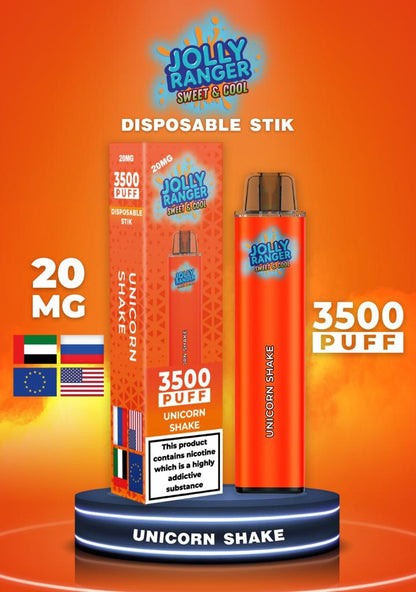 Jolly Ranger 3500 Rechargeable Draw- Activated 2ml- SPECIAL OFFER EXP:27/09/23