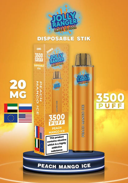 Jolly Ranger 3500 Rechargeable Draw- Activated 2ml- SPECIAL OFFER EXP:27/09/23