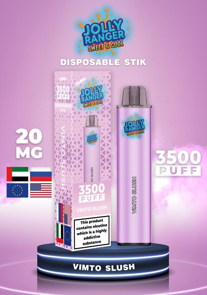 Jolly Ranger 3500 Rechargeable Draw- Activated 2ml- SPECIAL OFFER EXP:27/09/23