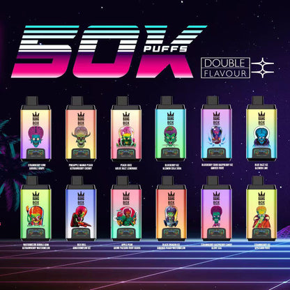 BANGBOX 50000 Puffs Disposable Vape Wholesale-850mAh Battery, 45ml E-liquid, Multiple Nicotine 12 Flavors