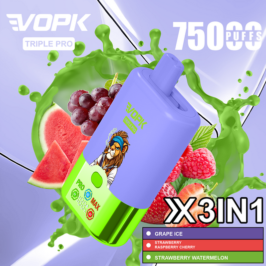 VOPK TRIPLE PRO 75000 Puffs Disposable Vape Wholesale
