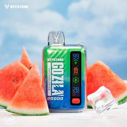 KEYSTONE Gozila 20000 Puffs Disposable Vape Wholesale-900mAh battery, 20ml E-liquid, Multiple Nicotine 15 Flavors