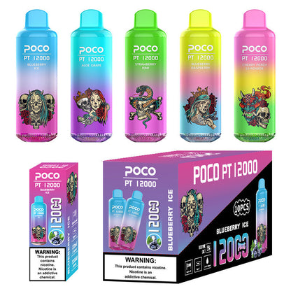 EU Warehouse POCO PT 12000 Puffs Disposable Vape Wholesale