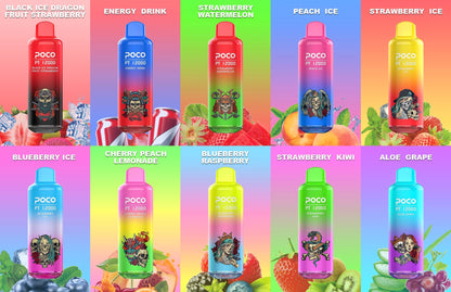EU Warehouse POCO PT 12000 Puffs Disposable Vape Wholesale