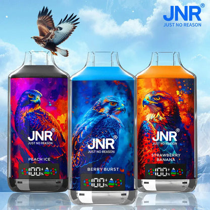 JNR Falcon X 18000 (0/2/5% Nic) | 0.6Ω Mesh Coil-Disposable Vape 18000 Puffs -950mAh Battery, 24ml E-liquid, Multiple Nicotine 11 Flavors
