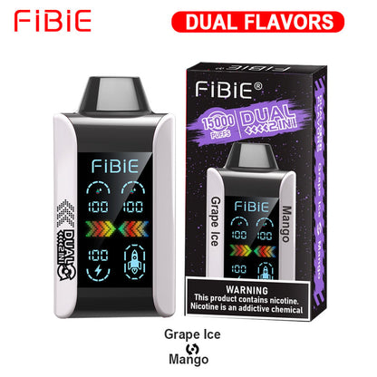 FIBIE 15000 Dual Flavors (Dual flavor switch Over 100,000 positive reviews)