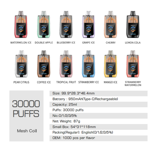 LAVIE CAMEO 30000 Puffs Disposable Vape Wholesale