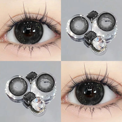 Natural beauty lucky little golden cat beauty contact lens pure desire style contact lens temperament network celebrity all-match fresh(2)