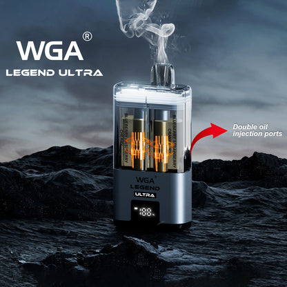 WGA Crystal LEGEND ULTRA 30000 puff Disposable Vape Wholesale,650 mAh 15 Flavors 20ML+2 ML