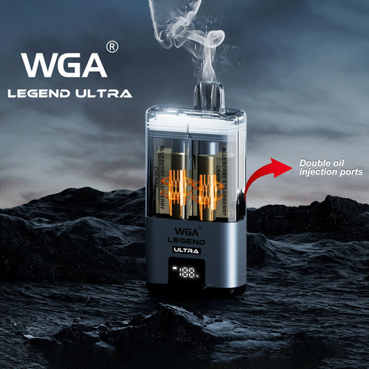 WGA Crystal LEGEND ULTRA 30000 puff Disposable Vape Wholesale,650 mAh 15 Flavors 20ML+2 ML