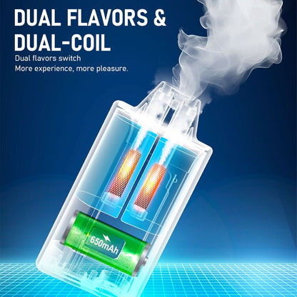 FIBIE 15000 Dual Flavors Disposable Vapor Wands  (💘 In stock in Australia!