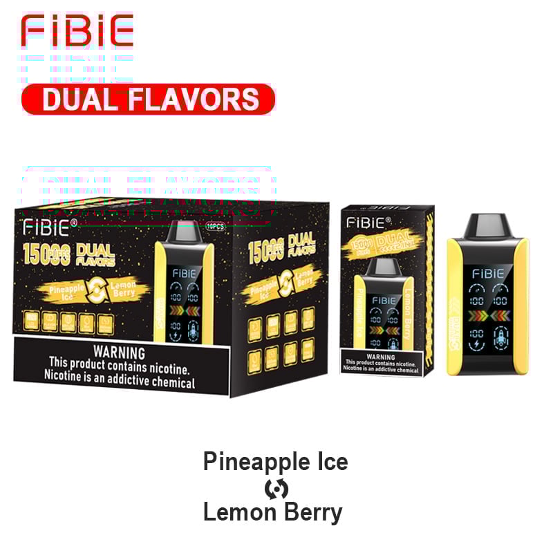 FIBIE 15000 Dual Flavors Disposable Vapor Wands  (💘 In stock in Australia!