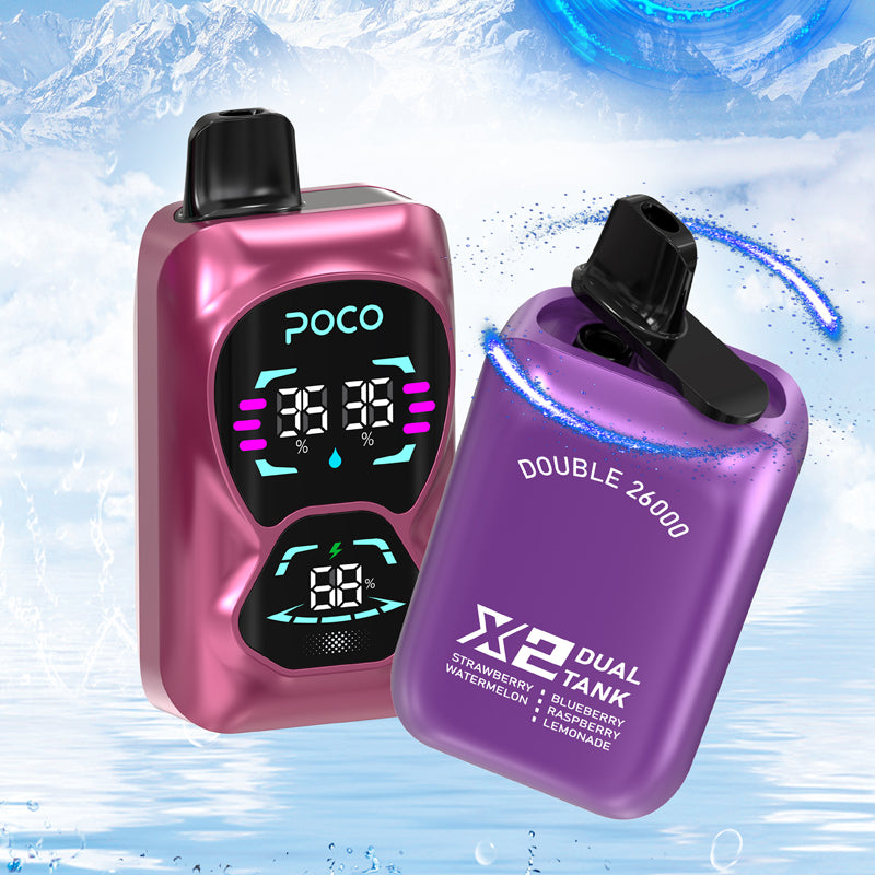 EU Warehouse POCO DOUBLE 26000 Puffs Disposable Vape Wholesale