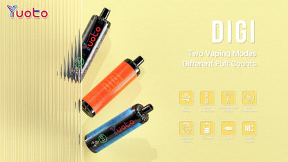 YUOTO DIGI 15000 Puffs Disposable Vape Wholesale-850mAh battery, 23ml E-liquid, Multiple Nicotine 23 Flavors