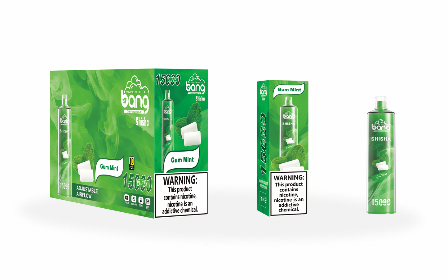 BangKing 12K Puffs Smart Full Screen Turn Ice Wholesale Disposable Vape Puff 12000k Prefilled Pod-850mAh Battery, Multiple Nicotine 12 Flavors