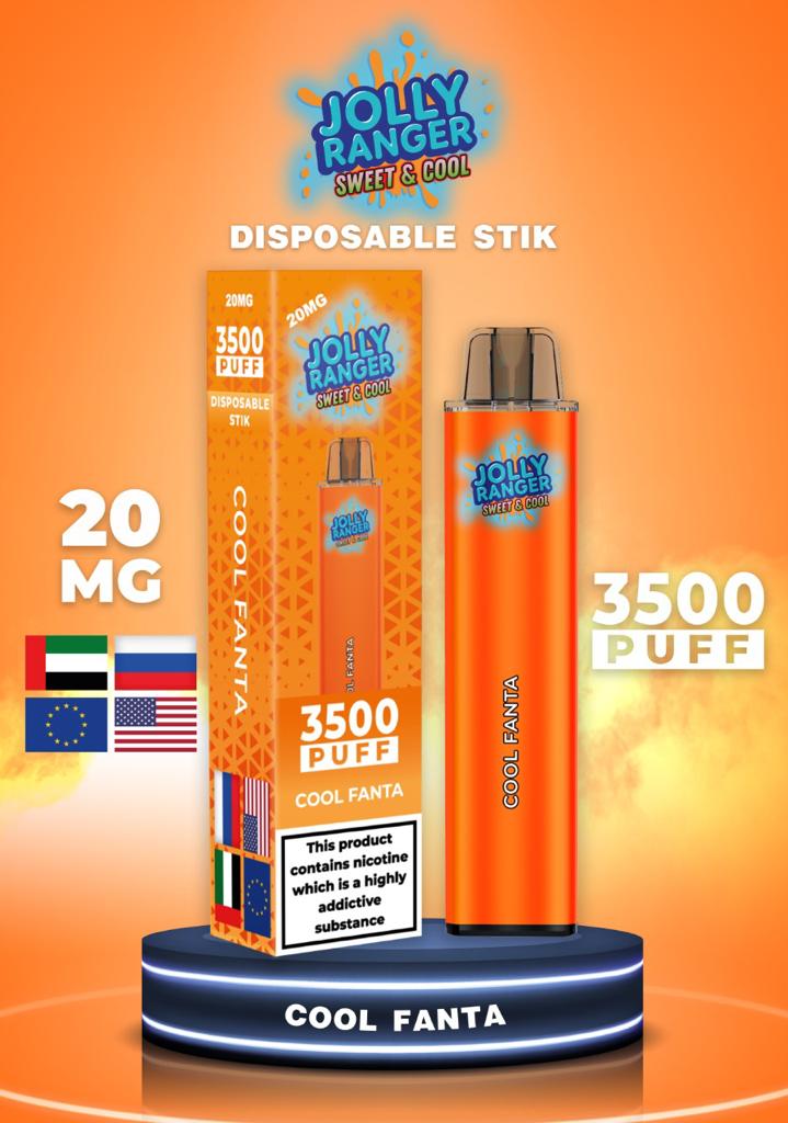 Jolly Ranger 3500 Rechargeable Draw- Activated 2ml- SPECIAL OFFER EXP:27/09/23