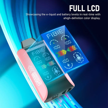 STRAWBERRY ICE & GUAVA PASSION FRUIT -FIBIE 15000 Dual Flavors Disposable Vapor Wands(15000 PUFFS)