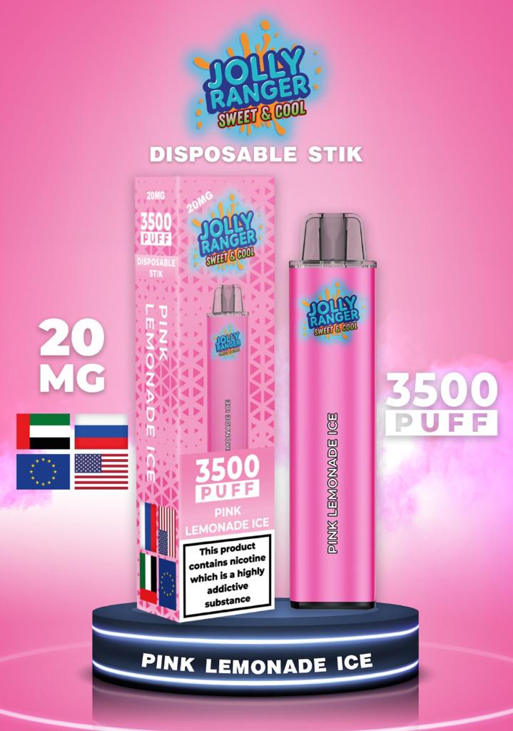 Jolly Ranger 3500 Rechargeable Draw- Activated 2ml- SPECIAL OFFER EXP:27/09/23