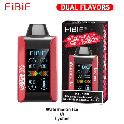 FIBIE 15000 Dual Flavors (Dual flavor switch Over 100,000 positive reviews)