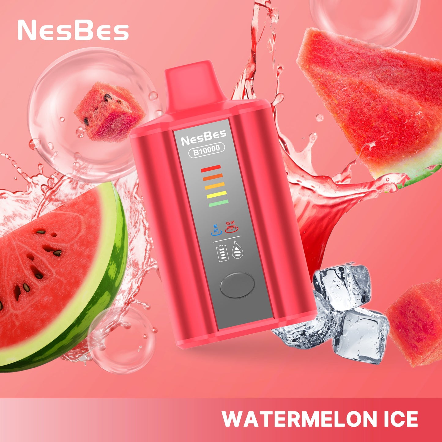 NESBES B10000 Puffs Disposable Vape Wholesale-700mAh battery, 17ml-E-liquid, Multiple Nicotine 8 Flavors