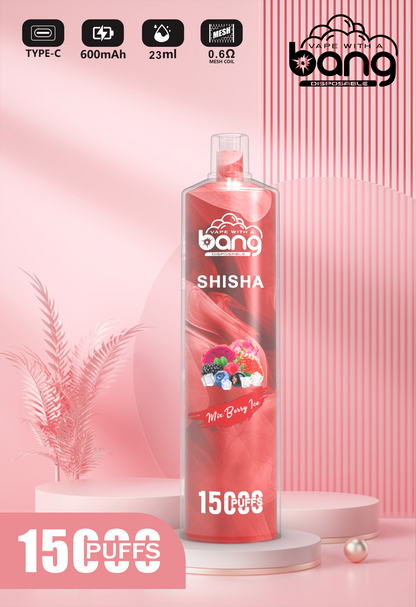Bang King 15000 Puffs Vape 15K Disposable Vape Pen E Cigarette Prefilled 30ml 850mAh 18 Flavors