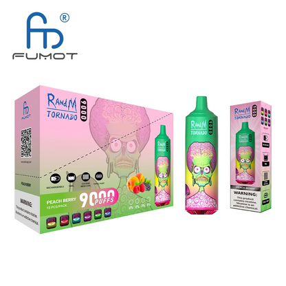 RANDM TORNADO 9000 Disposable Vape Wholesale,850 mAh 18 ML  50 Flavors
