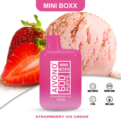 AIVONO MINI BOXX 600Puffs Disposable Vape Wholesale