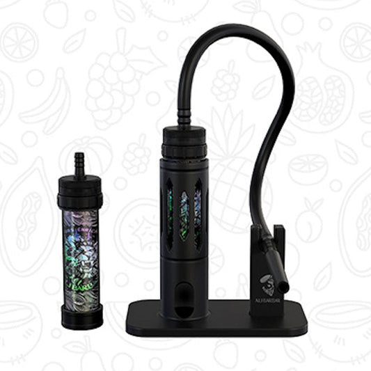 ALIBARBAR Hookah Onyx - 50W Rechargeable Hookah | 8 Flavors