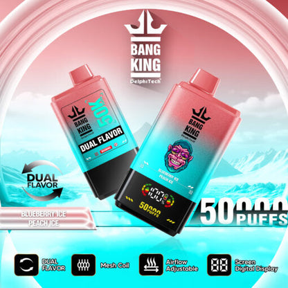 Bang King 50000 Puffs Disposable Vape - 50ml E-Liquid, 850mAh Battery 12 Flavors