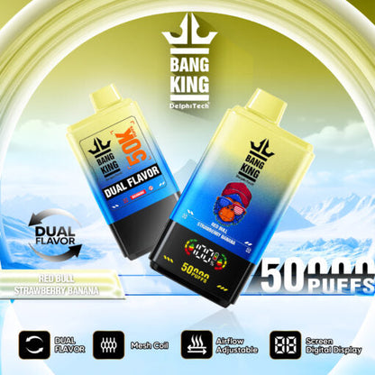 Bang King 50000 Puffs Disposable Vape - 50ml E-Liquid, 850mAh Battery 12 Flavors