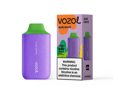 Vozol Star 6,000 puffs 500mAh battery 17 Flavors