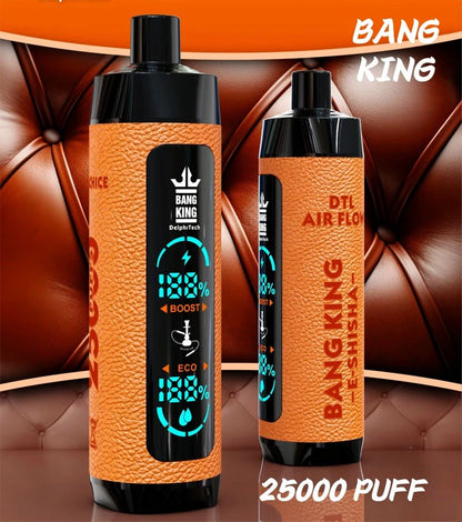 BangKing 25000 E-shisha Wholesale Discount Price Best Sale-850mAh Battery, 40ml E-liquid, Multiple Nicotine 12 Flavors