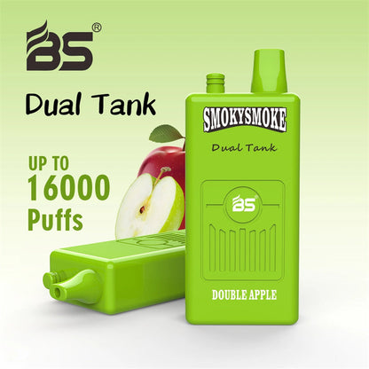 Breze Stiik Bs Smokysmoke 16000 Puffs 650mah Rechargeable Disposable Vape Vaper With Dual Tank 18ml